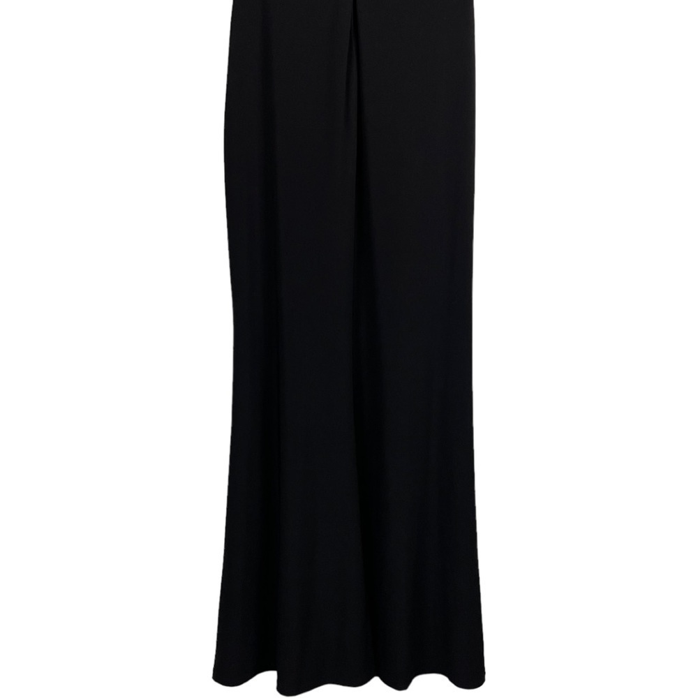 LAUREN RALPH LAUREN DECKER JERSEY SHEER YOKE 1/2 RUFFLE SLEEVE SEQUIN DRESS GOWN - Picture 9 of 14